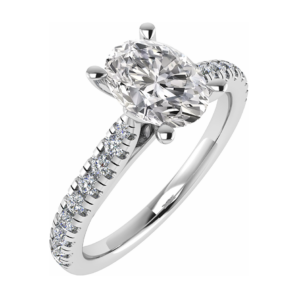 Montana Side Stone Engagement Ring Setting