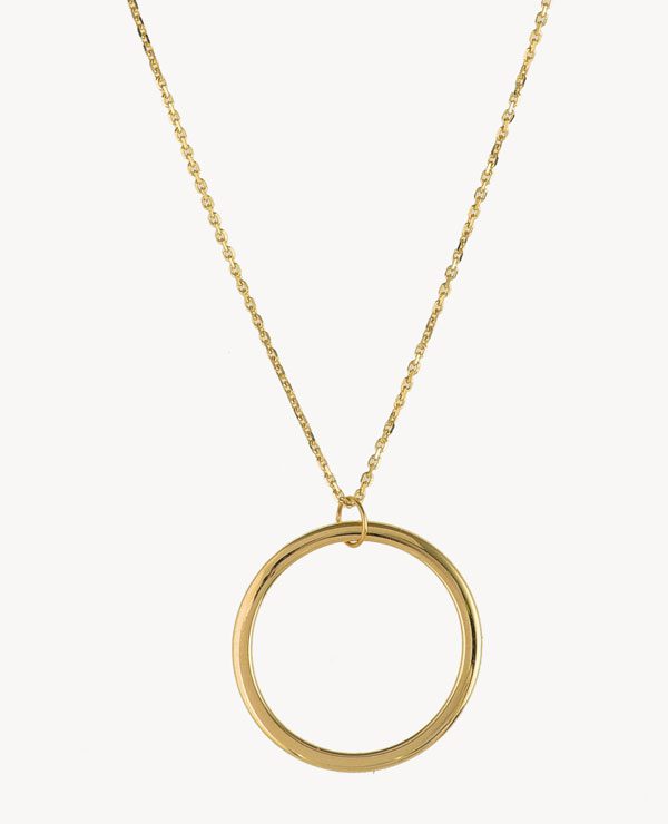 Circle Necklaces Gold & Diamond Jewellery