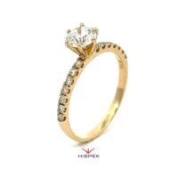 Pinnacle  Diamond Engagement Ring 14K Gold  0.9Ct