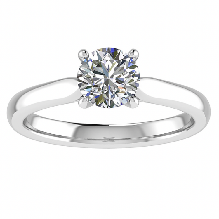 1Ct Solitaire Diamond Engagement Ring