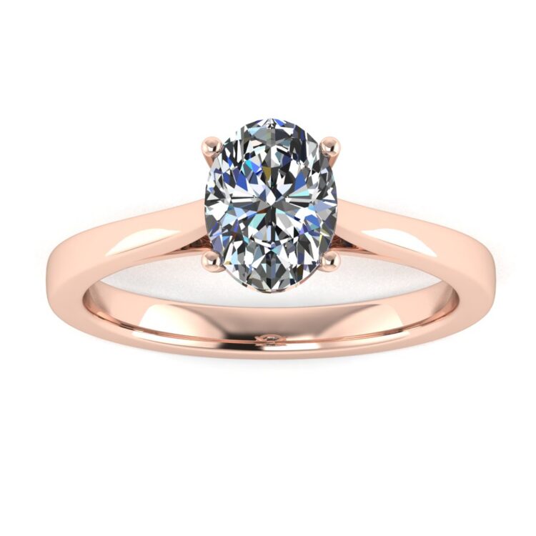 SS0C05RGTop ART  Oval soliatire