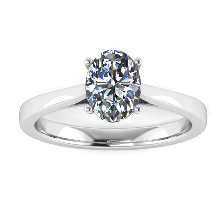 SS0C05WGTop ART  Oval soliatire