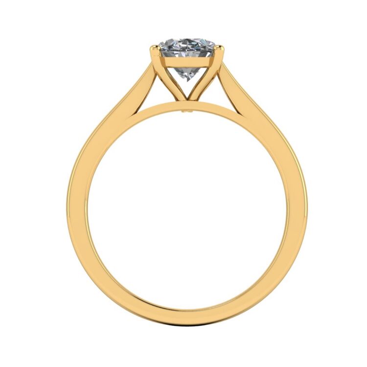 SS0C05YG ART  Oval soliatire