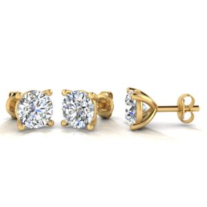 Gold Stud Earrings