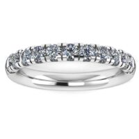 Diamond Wedding Ring, Eternity Band 0.75Ct