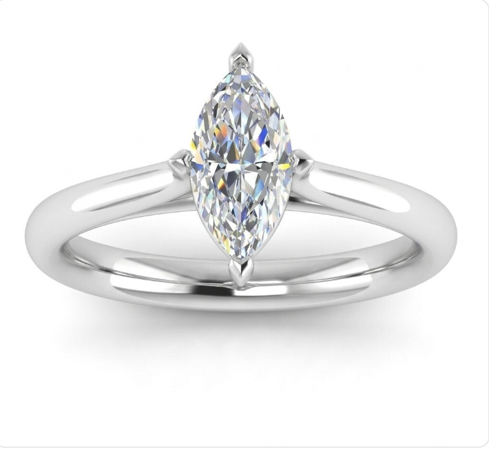Marquise Diamond Engagement ring