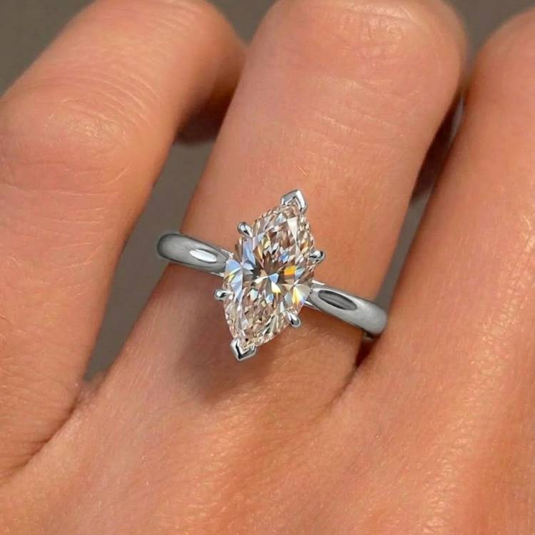 Marquise Diamond Engagement ring