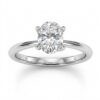 Oval Shaped Solitaire Engagement Ring