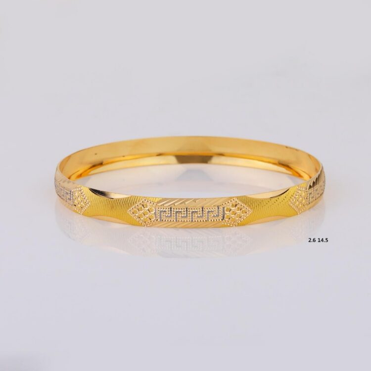 22K designer Bangle 14.5g 2.6Inch 