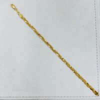 22K Shiney Braided Bracelet