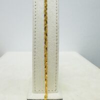 22K Shiney Braided Bracelet3 4.7g