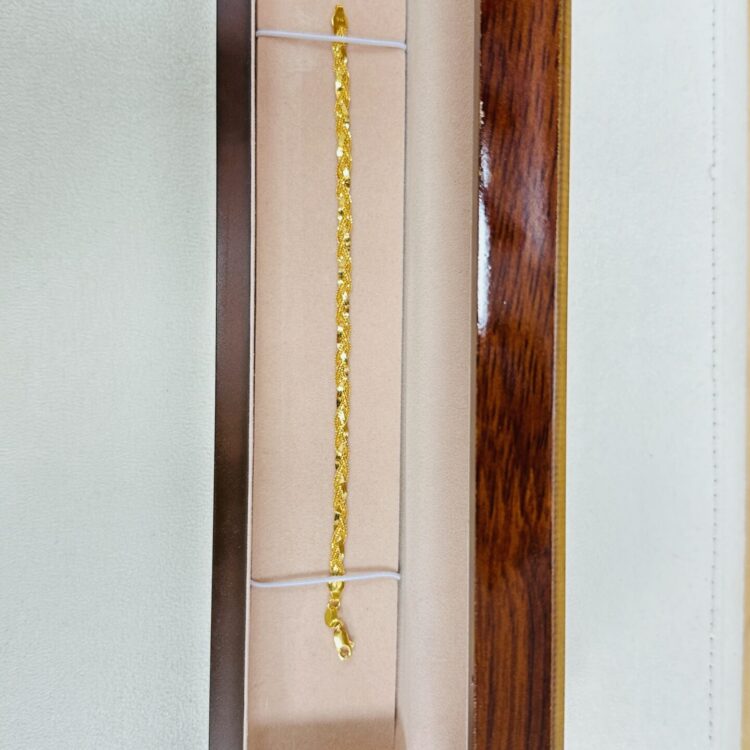 22K Shiney Braided Bracelet4