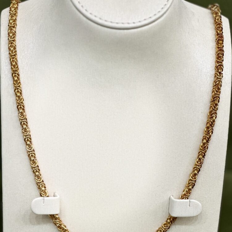 24K Curb link Chain 80g scaled
