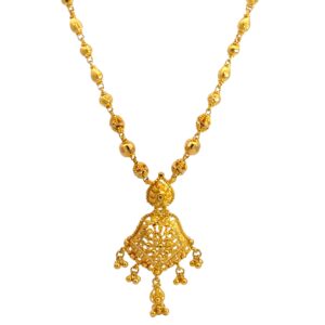 22K Gold Kolkata necklace.
