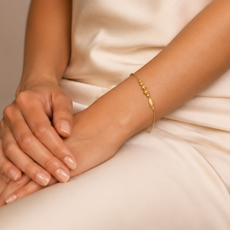Singapore 22K Gold Bracelet