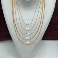 22K Gold Chain lengths