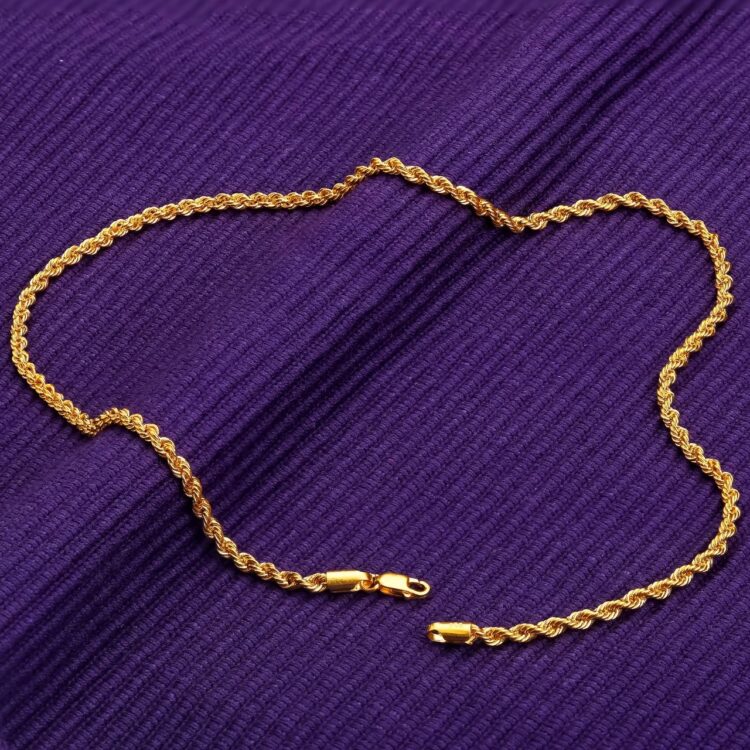 22K Rope Chain