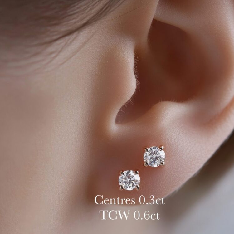 TCW60TCW Ear Double 0.3Ct 1110887021