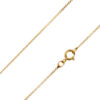 9K Yellow Gold Diamond Cut Curb Chain Necklace 0.7mm