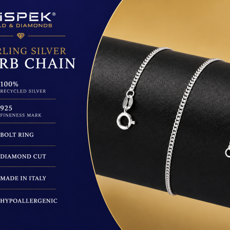 1.2mm Sterling Silver Diamond Cut Curb Chain Necklace