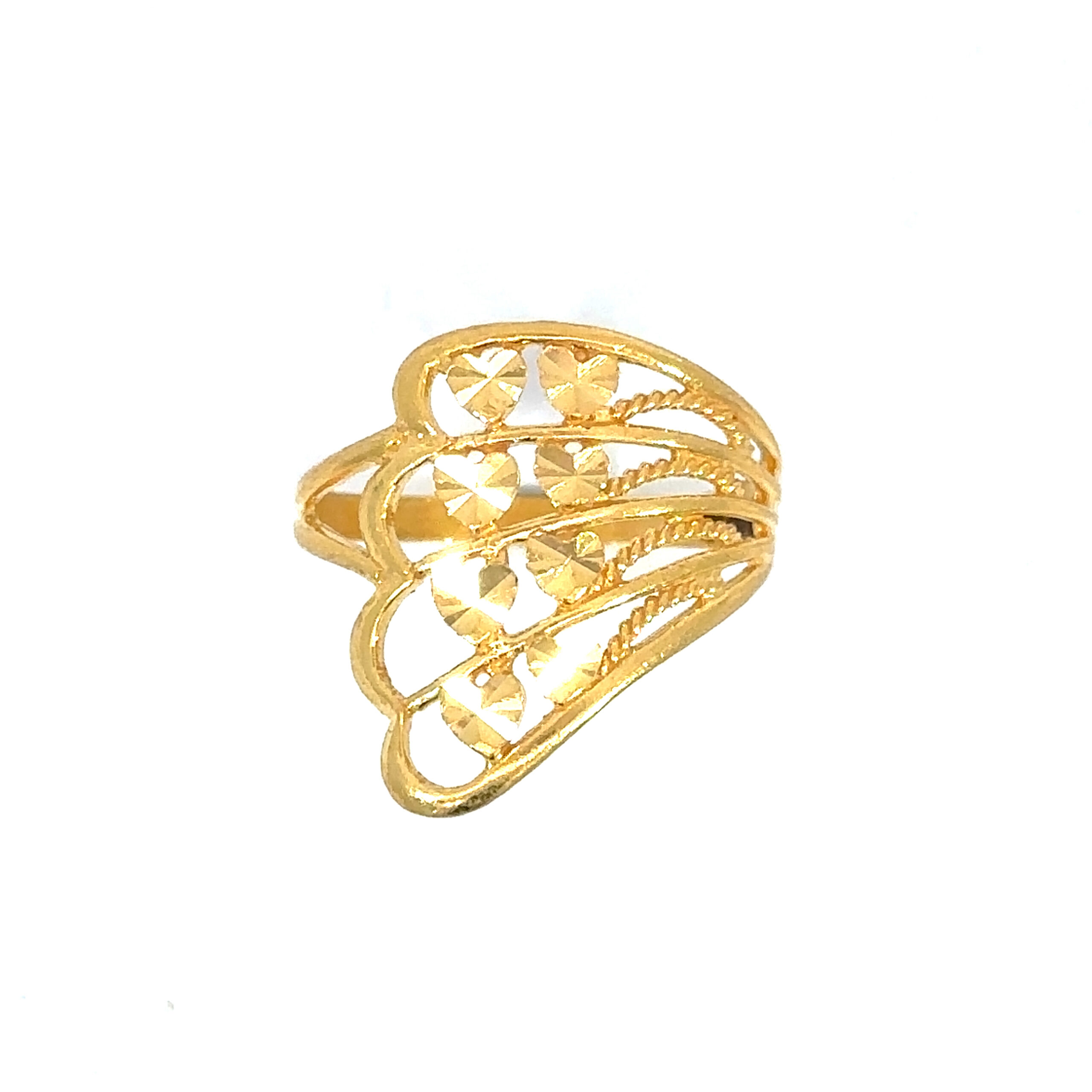 22K KOLK RING 2.96g 4 22K Gold Cocktail Ring