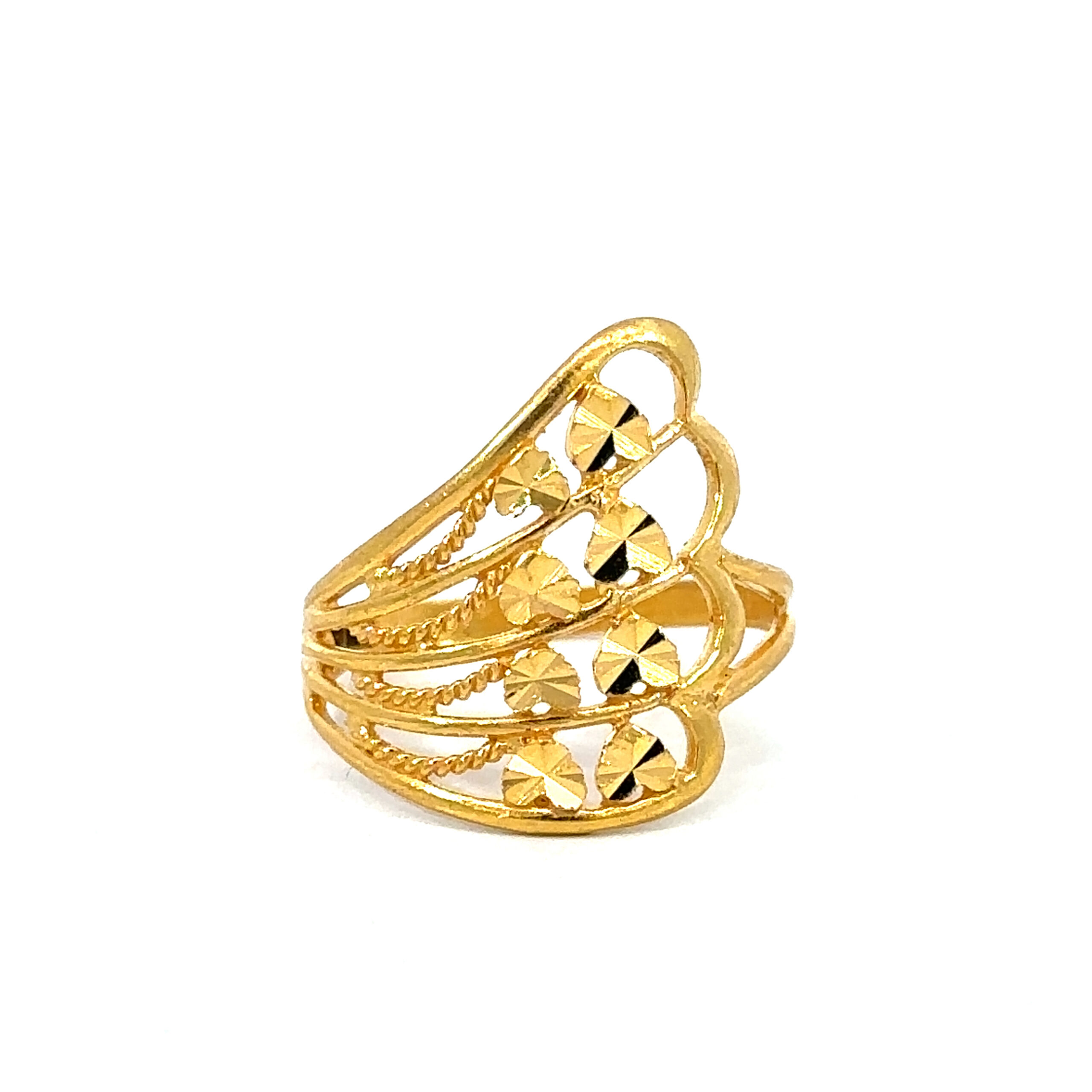 22K KOLK RING 2.96g 5 22K Gold Cocktail Ring