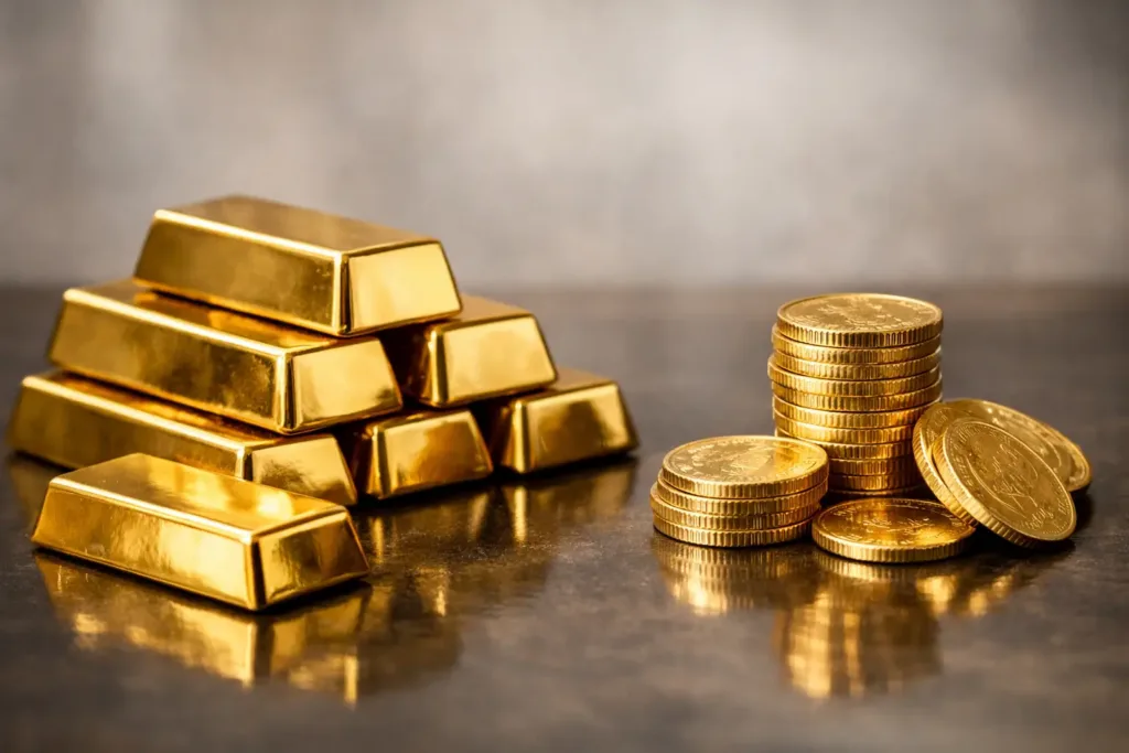 Gold Bars vs Gold Coins: Which Suits You?