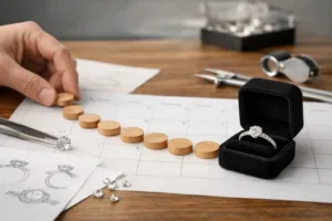 Custom Engagement Ring Timeline Example in 8 Weeks