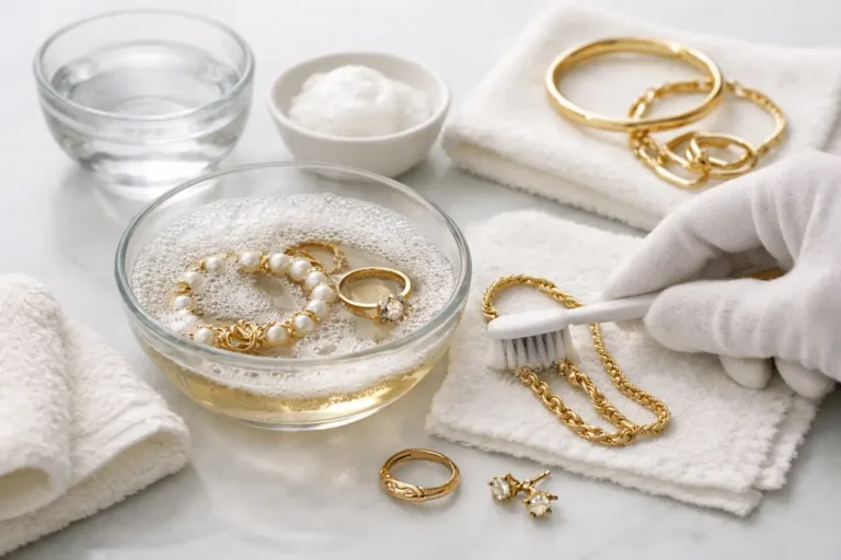 How to Clean Gold Jewellery Properly
