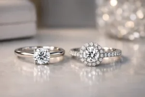 Solitaire vs Halo Engagement Rings Compared