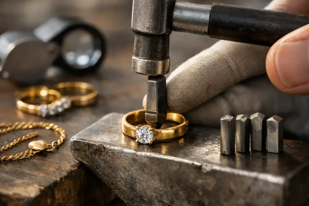 Gold Purity Stamps Guide for UK Jewellery