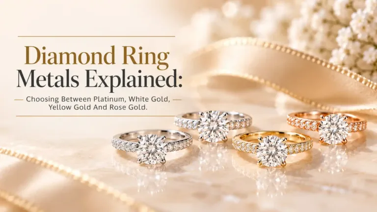 Diamond Ring Metals Explained: Choosing Between Platinum, White Gold, Yellow Gold And Rose Gold